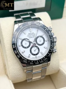 Rolex Cosmograph Daytona 40mm Steel White Panda Dial Ceramic Bezel Ref.116500LN-2