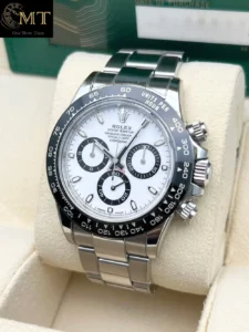 Rolex Cosmograph Daytona 40mm Steel White Panda Dial Ceramic Bezel Ref.116500LN-3