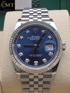Rolex Datejust 36mm Steel Blue Diamond Dial Ref.126234