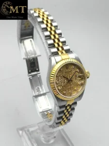 Rolex Lady-Datejust 26mm Steel-YG Champagne Computer Diamond Dial Ref.69173-3