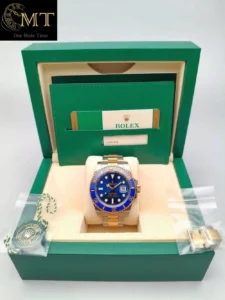 Rolex Submariner Date 40mm Steel-YG Blue Ceramic Bezel Ref.116613LB-4