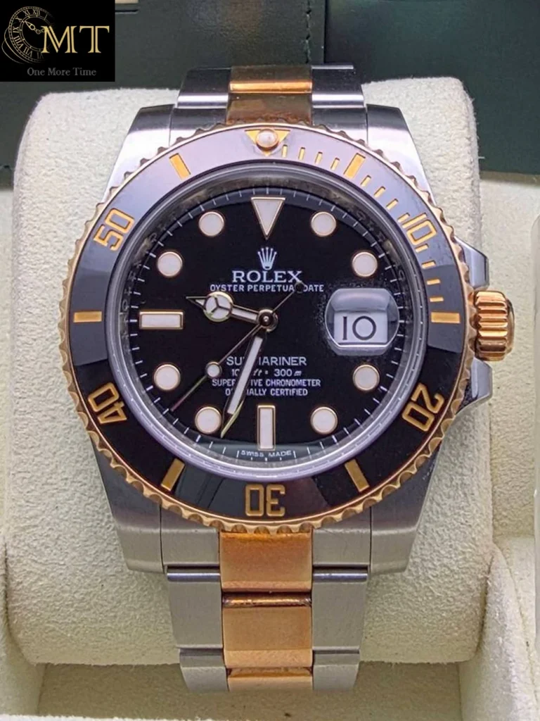 Rolex GMT-Master II Yellow Gold 18k & Oystersteel Black Dial Ref.116613LN