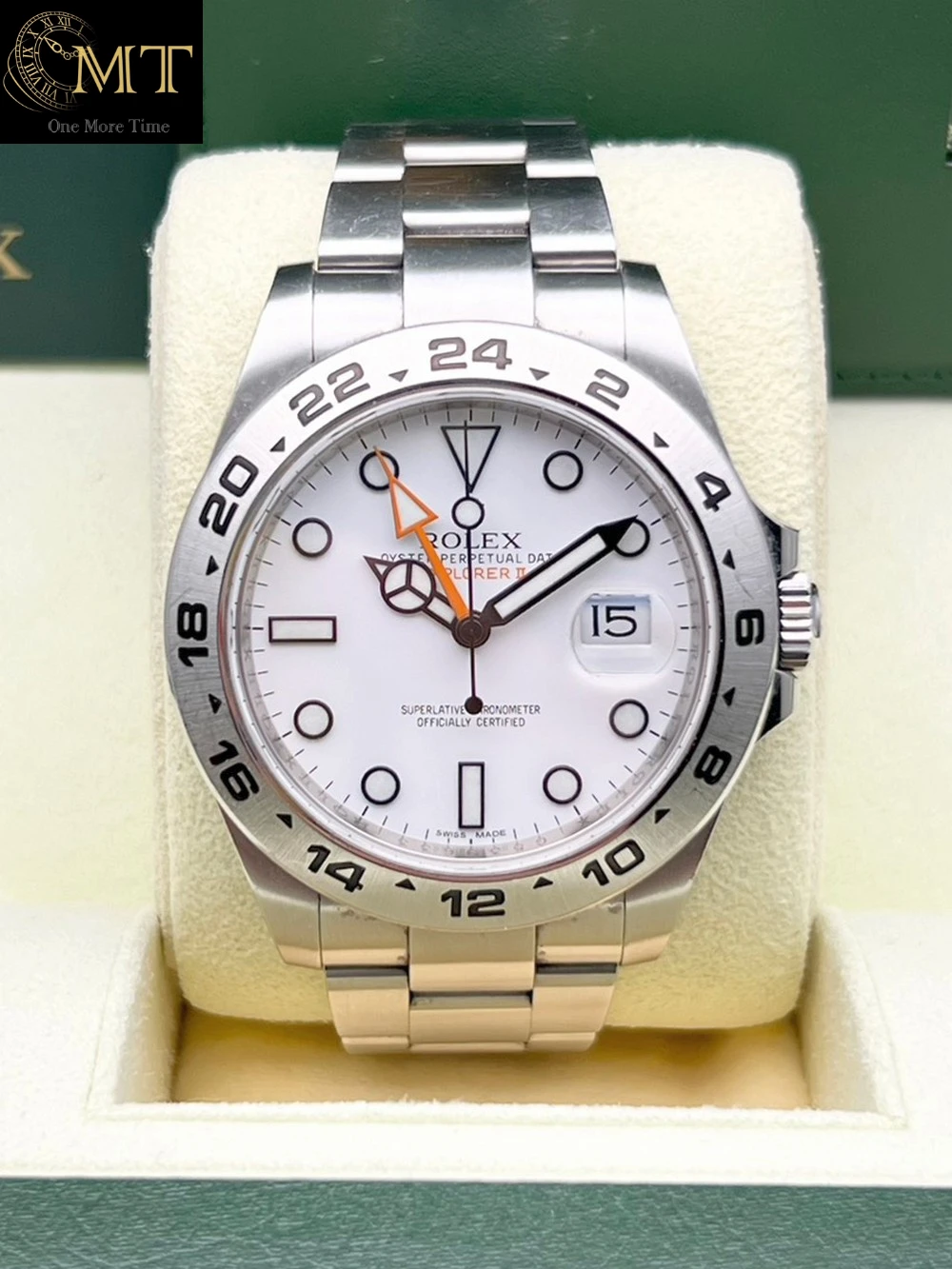 Rolex Explorer II 42mm Steel White Polar Dial Ref.216570