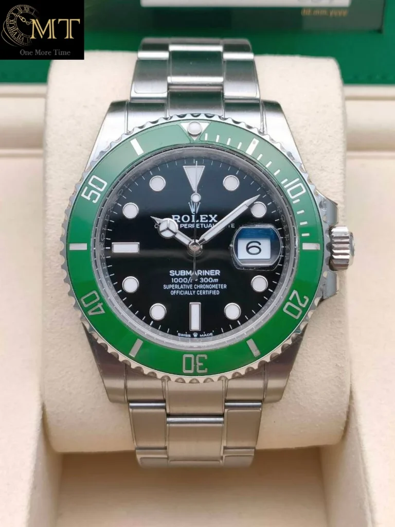 Rolex Submariner Date Kermit 41mm Steel Green Bezel Black Dial Ref.126610LV