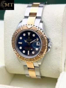 Rolex Yacht-Master 35mm Steel and Yellow Gold Blue Dial Ref.169623-3