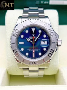 Rolex Yacht-Master 40mm Rolesium Blue Dial Platinum Bezel Ref.116622