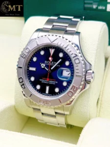 Rolex Yacht-Master 40mm Rolesium Blue Dial Platinum Bezel Ref.116622-2