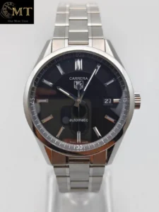 TAG Heuer Carrera Calibre 5 Automatic 39mm Steel Black Dial Ref.WV211B.BA0787