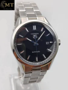 TAG Heuer Carrera Calibre 5 Automatic 39mm Steel Black Dial Ref.WV211B.BA0787-2