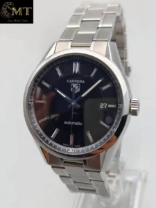 TAG Heuer Carrera Calibre 5 Automatic 39mm Steel Black Dial Ref.WV211B.BA0787-3