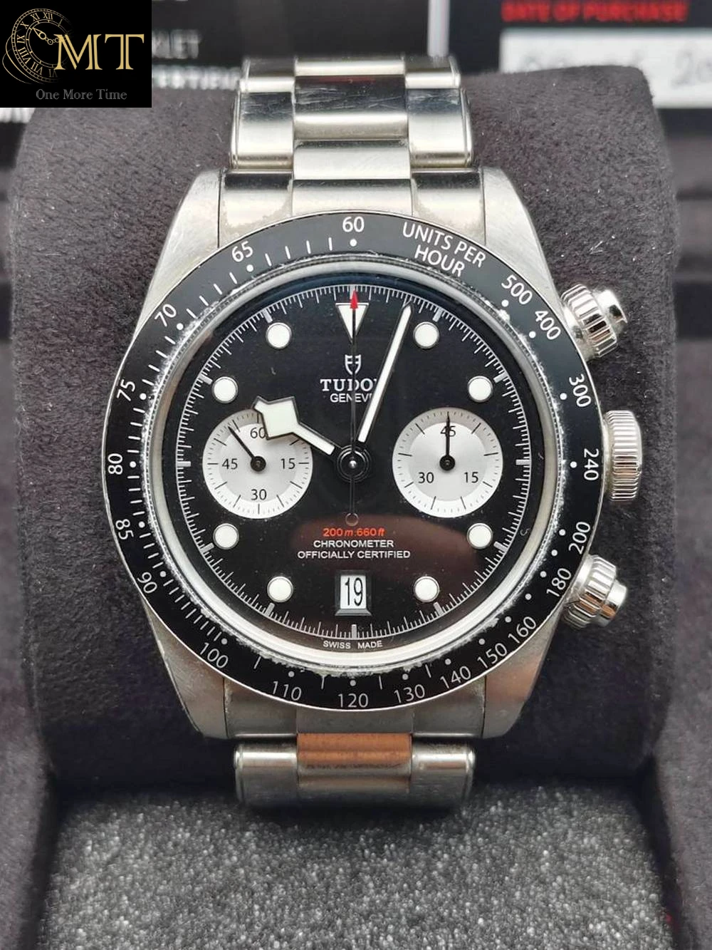Tudor Black Bay Chrono 41mm Steel Black Ref.79360N