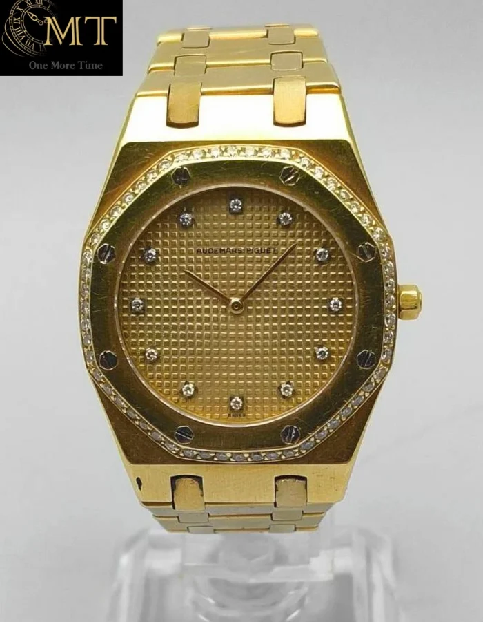 Audemars Piguet Royal Oak Vintage Full Gold and Diamonds Ref.56175BA