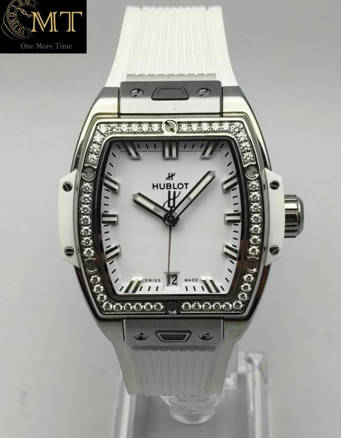 Hublot Spirit of Big Bang 39mm  Diamonds White Dial Ref.665.NE.2010.RW.1204