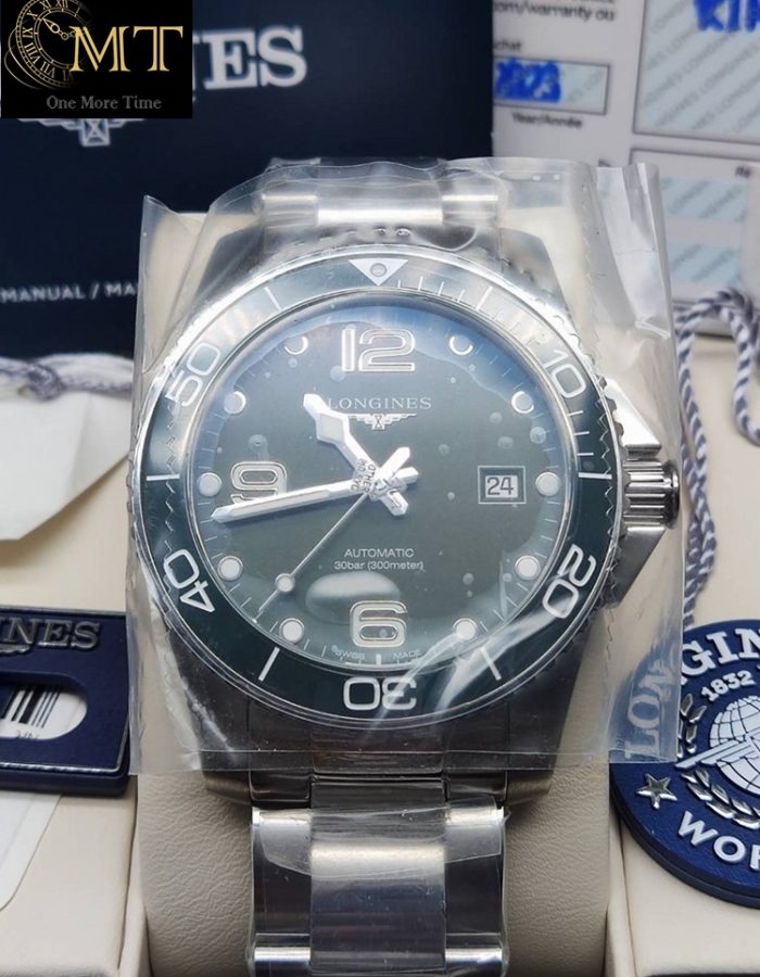 Longines HydroConquest 41mm Automatic Green Dial Ref.L3.781.4.06.6