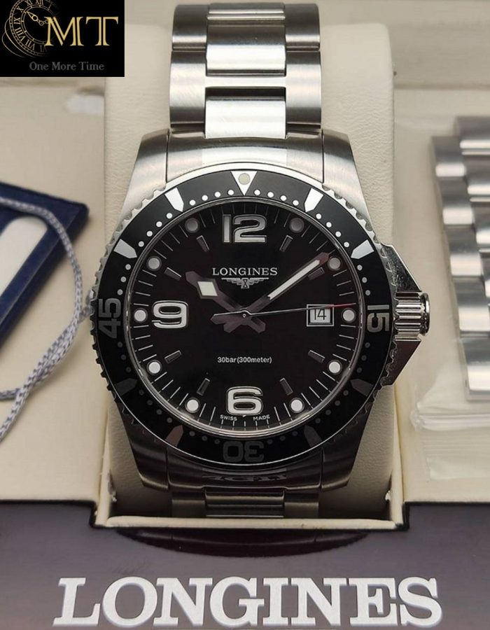 Longines HydroConquest 41mm Black Dial Ref.L3.740.4.56.6