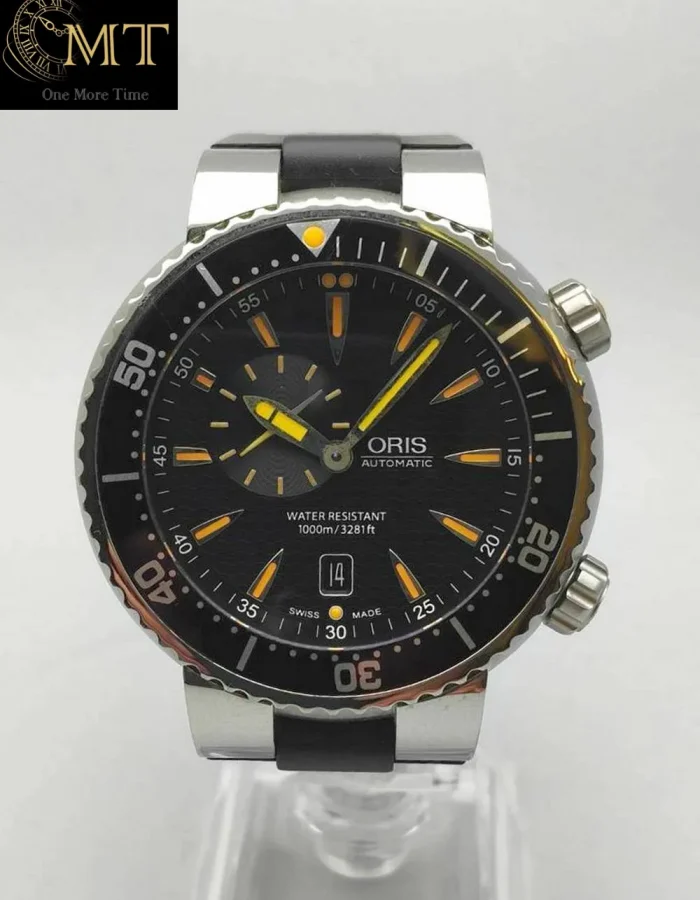 ORIS Divers Automatic Small Second Date Mens 47mm Ref.01 743 7609 8454-07 4 24 34EB