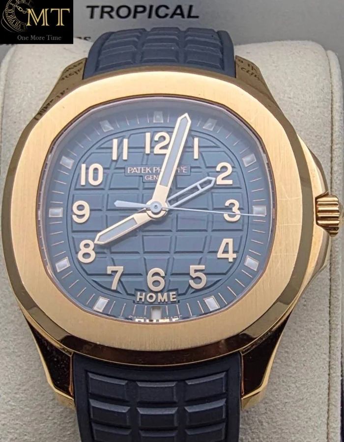 Patek Philippe Aquanaut Travel Time Rose Gold Blue Dial Ref.5269R-001