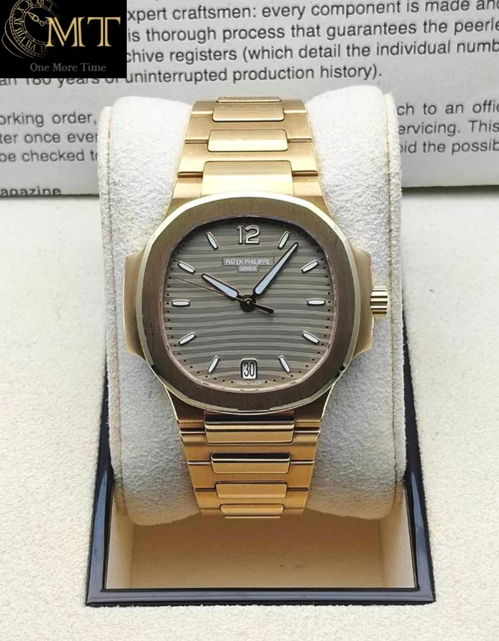 Patek Philippe Nautilus Lady 35.2mm RG Golden Brown Opaline Dial Ref.7118/1R-010