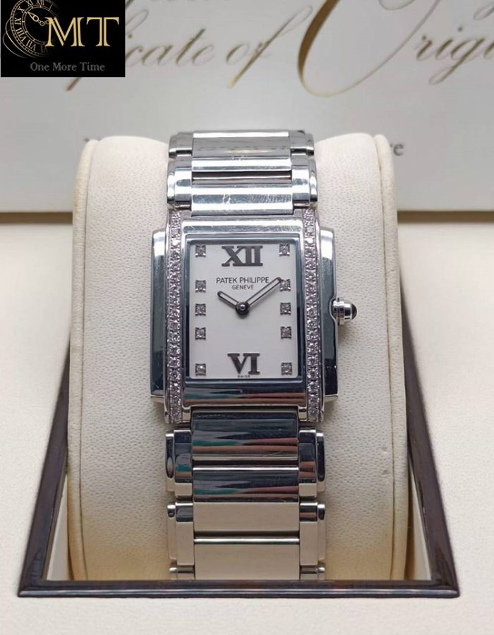 Patek Philippe Twenty~4 Steel Quartz White Dial Ref.4910/10A-011