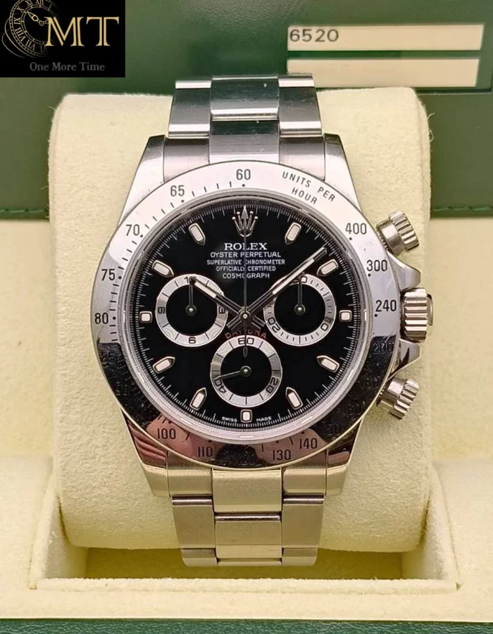 Rolex Cosmograph Daytona 40mm Steel Black Dial Ref.116520