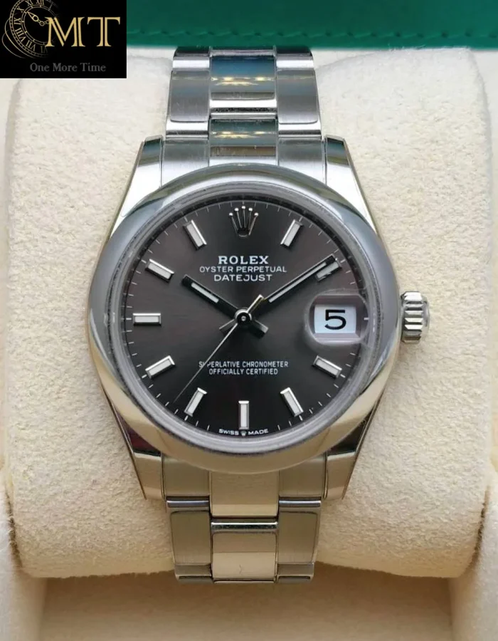 Rolex Datejust 31mm Dark Grey Index Dial Women’s Watch Ref.278240