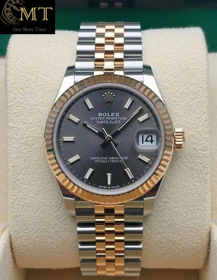 Rolex Datejust 31mm Jubilee Two Tone Slate Grey Dial Ref.278271