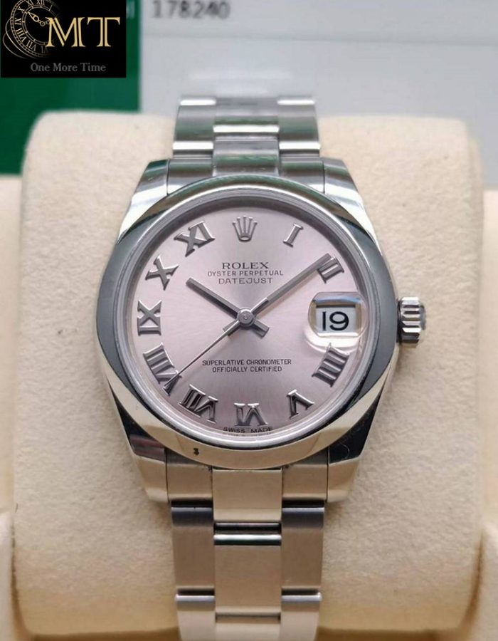 Rolex Datejust 31mm Pink Roman Dial Ref.178240