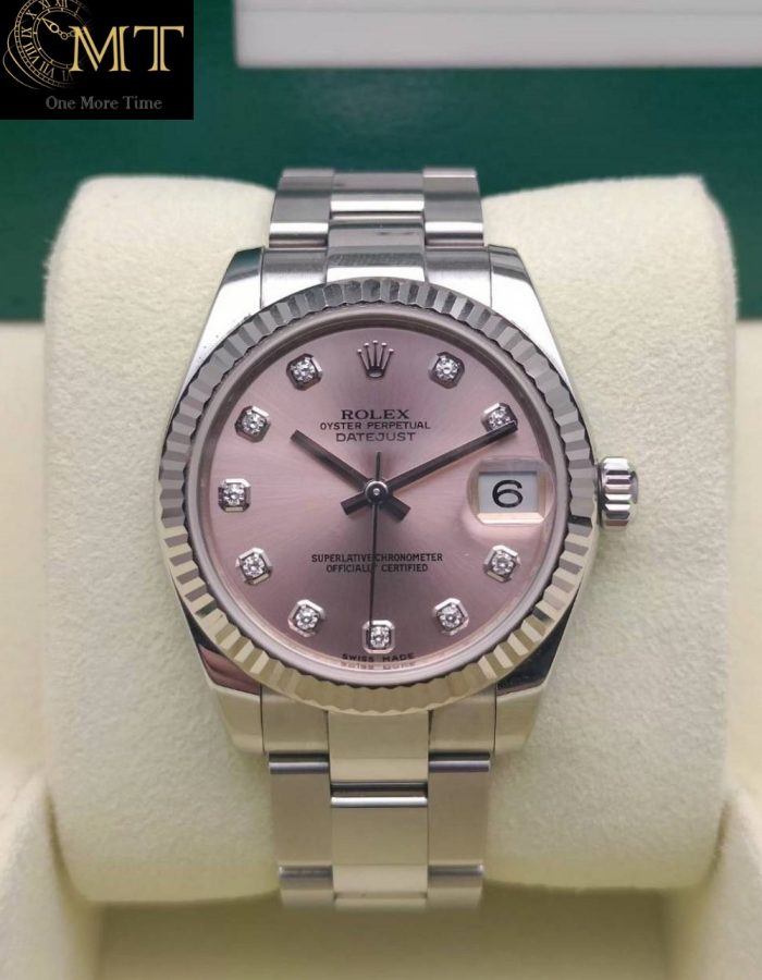 Rolex Datejust 31mm Pink Diamond Oyster Bracelet Ref.178274