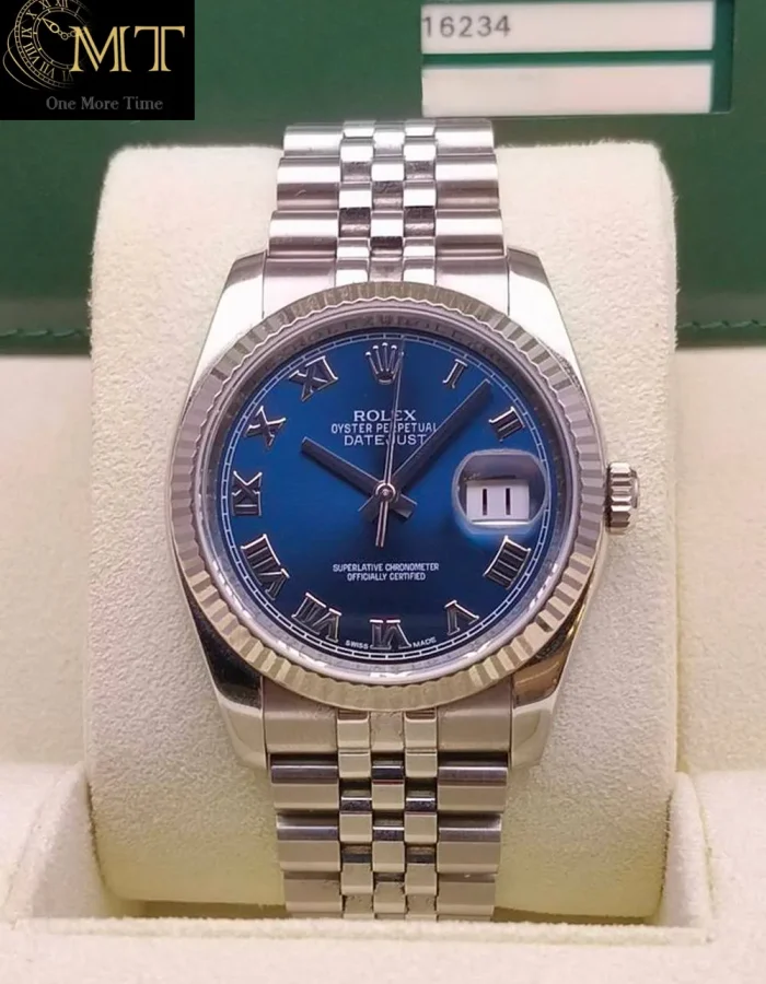 Rolex Datejust 36mm Blue Dial Luxury Watch Ref.116234