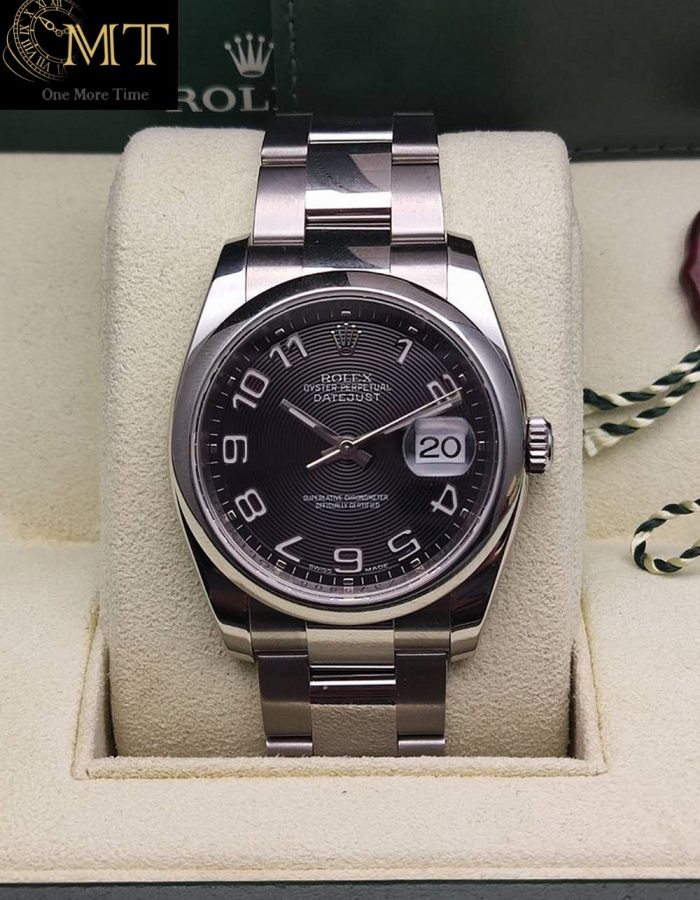 Rolex Datejust 36mm Concentric Black Dial Ref.116200