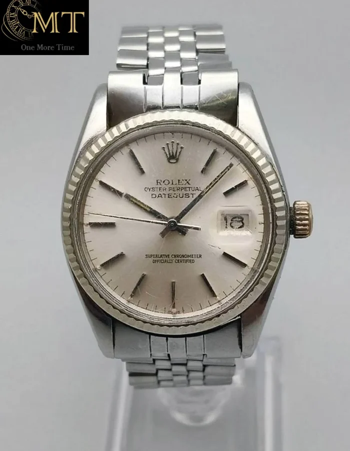 Rolex Datejust 36mm Vintage Jubilee Steel Silver Dial Ref.16014