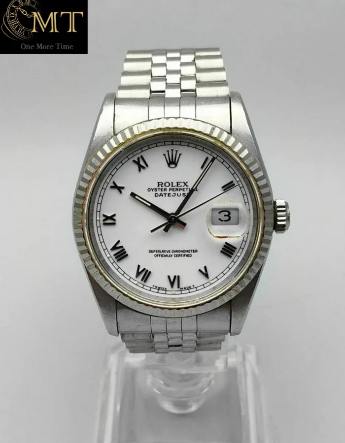 Rolex Datejust 36mm White Roman Dial Ref.16234
