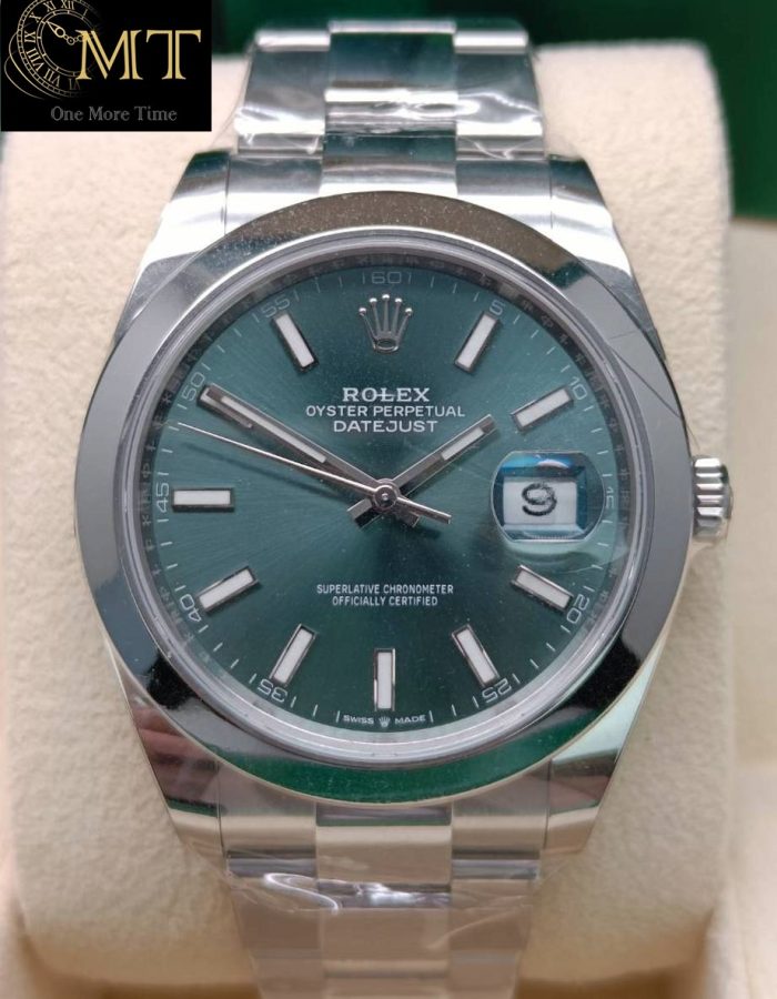 Rolex Datejust 41mm Mint Green Dial Ref.126300