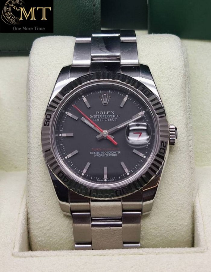 Rolex Datejust Turn-O-Graph 36mm Black Dial Ref.116264