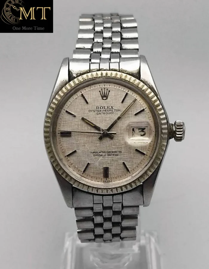 Rolex Datejust Vintage 36mm Silver Linen Dial Ref.1601
