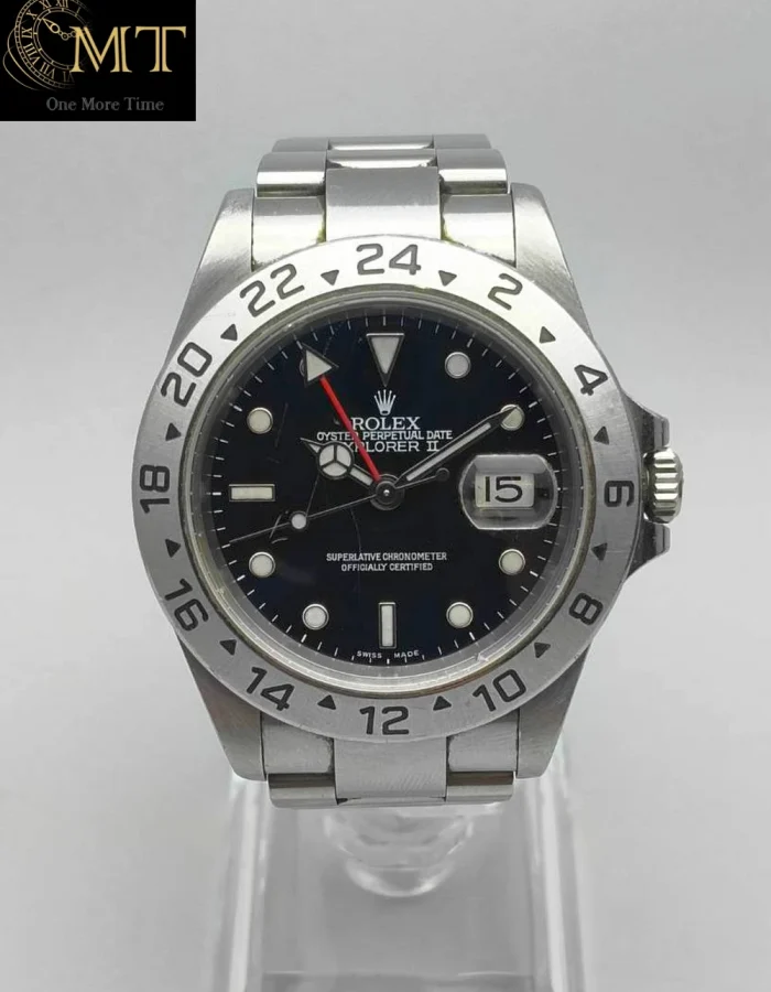 Rolex Explorer II 40mm Oystersteel Black Dial Ref.16570