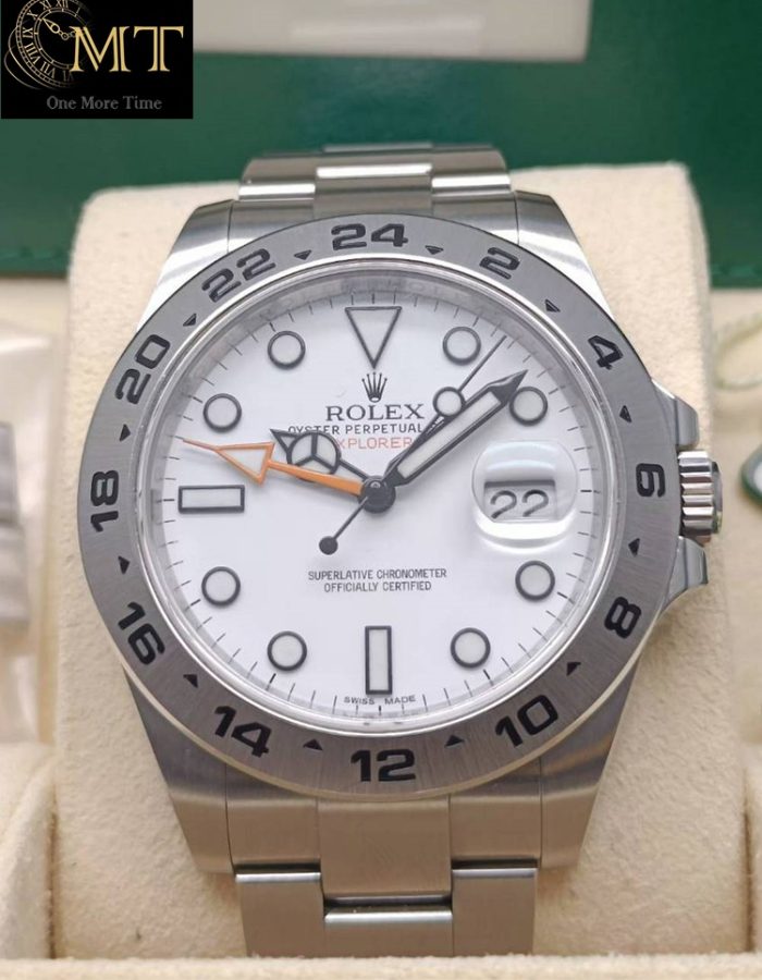 Rolex Explorer II 42mm Oystersteel White Dial Ref.216570