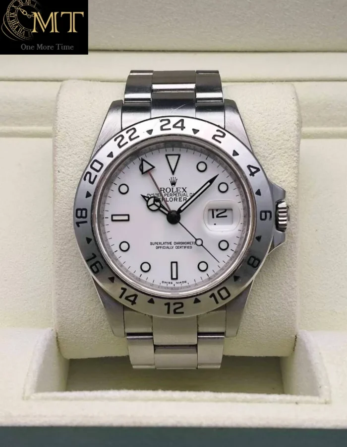 Rolex Explorer II White Dial Oystersteel Men’s Watch Ref.16570