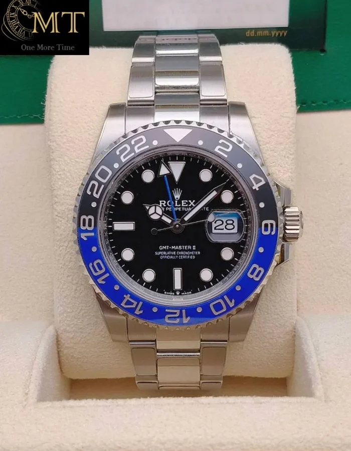Rolex GMT-Master II Batman Oyster Bracelet Men’s Watch Ref.126710BLNR