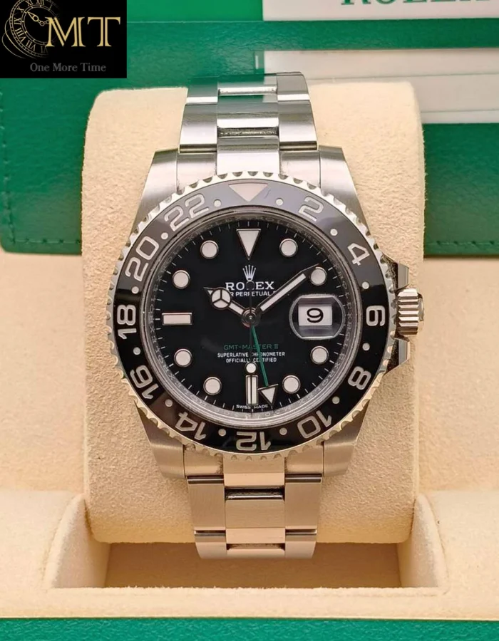 Rolex GMT-Master II Black Dial Oystersteel Ref.116710LN