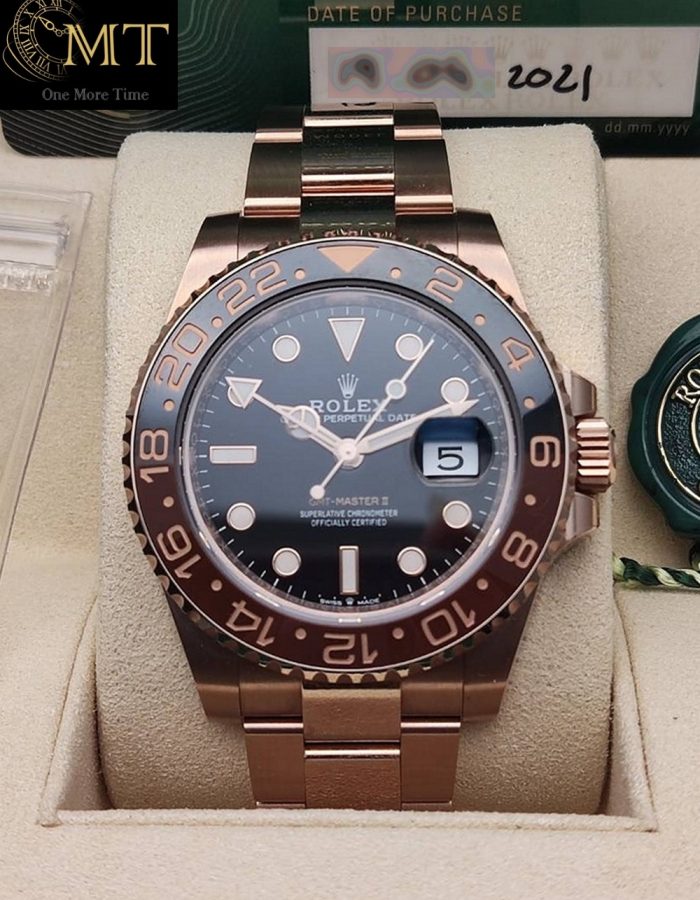 Rolex GMT-Master II Root Beer Rose Gold Ref.126715CHNR