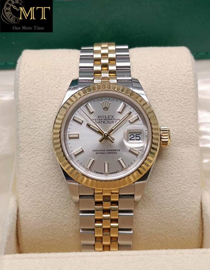Rolex Lady-Datejust 28mm Silver Dial Ref.279173