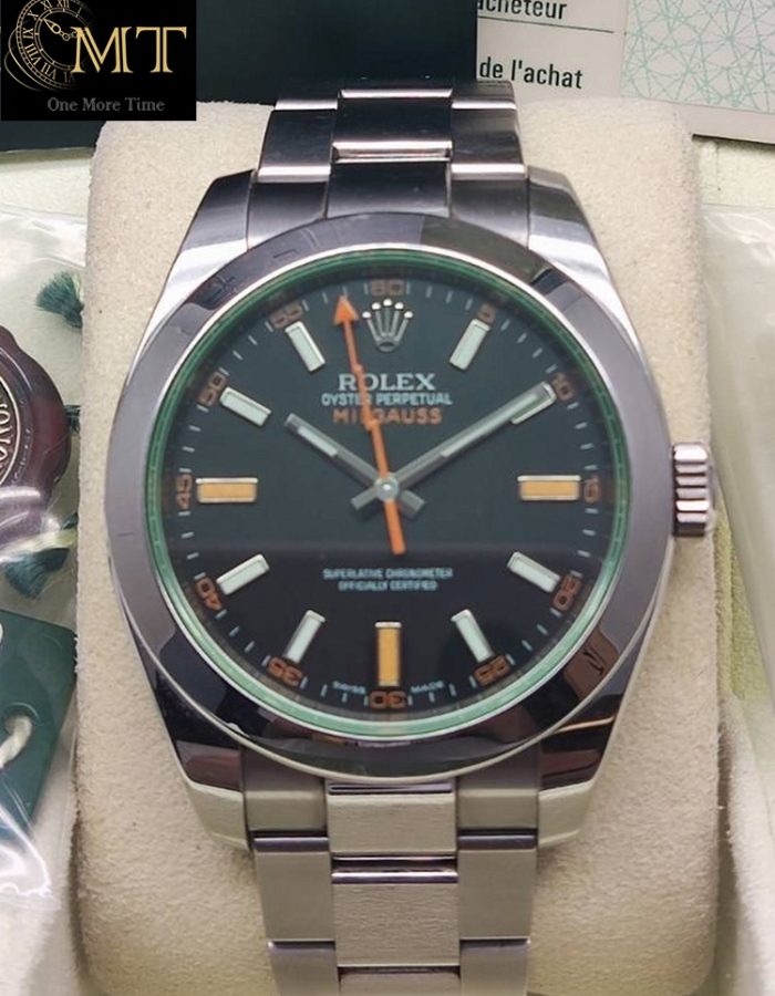 Rolex Milgauss Stainless Steel Men’s Watch Ref.116400GV