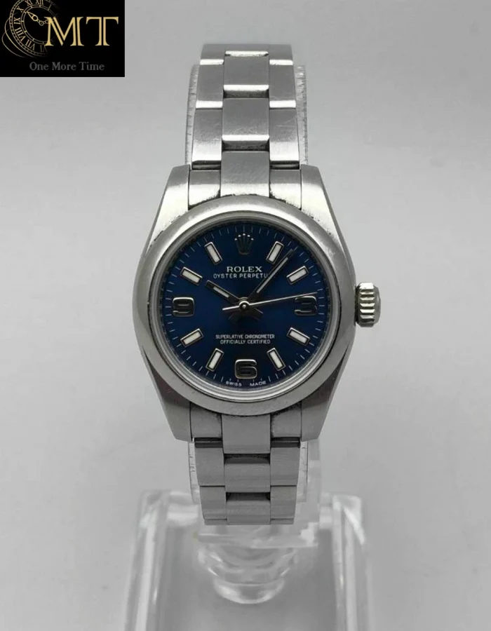 Rolex Oyster Perpetual 26mm Steel Blue Dial Oyster Ref.176200