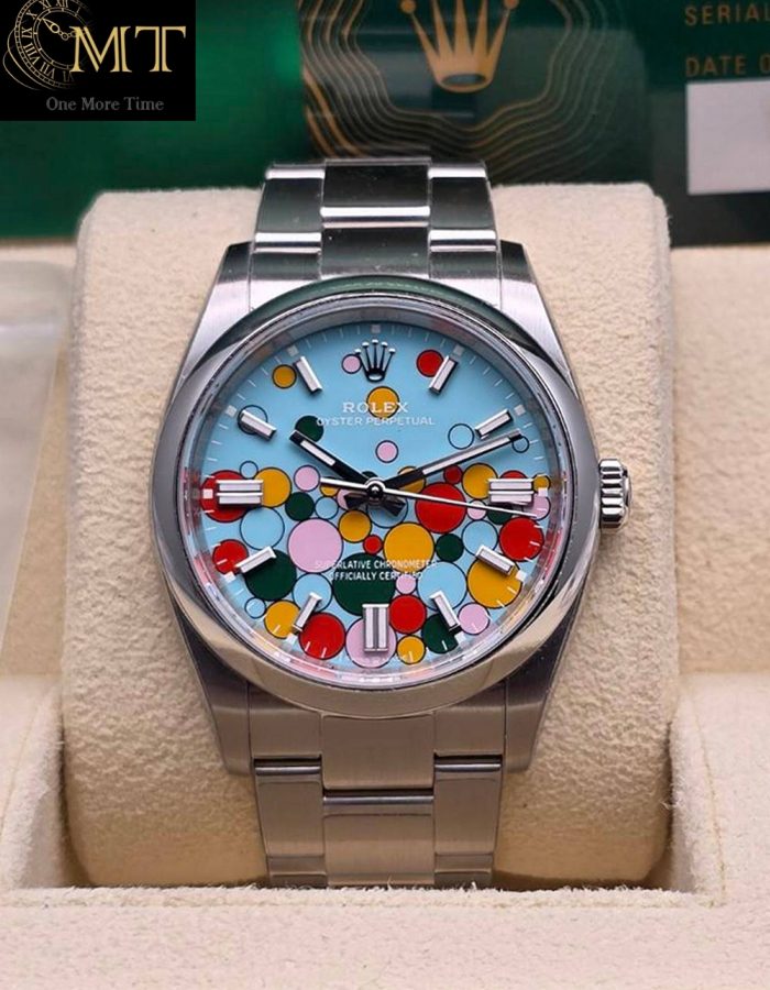 Rolex Oyster Perpetual 36mm Celebration Motif Dial Unisex Watch Ref.126000