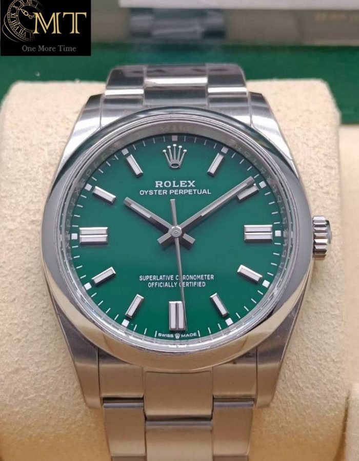 Rolex Oyster Perpetual 36mm Green Dial Ref.M126000