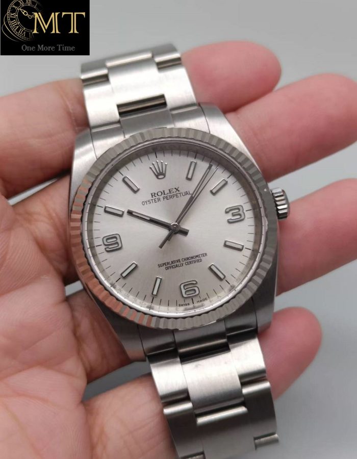 Rolex Oyster Perpetual 36mm Silver Dial Ref.116034