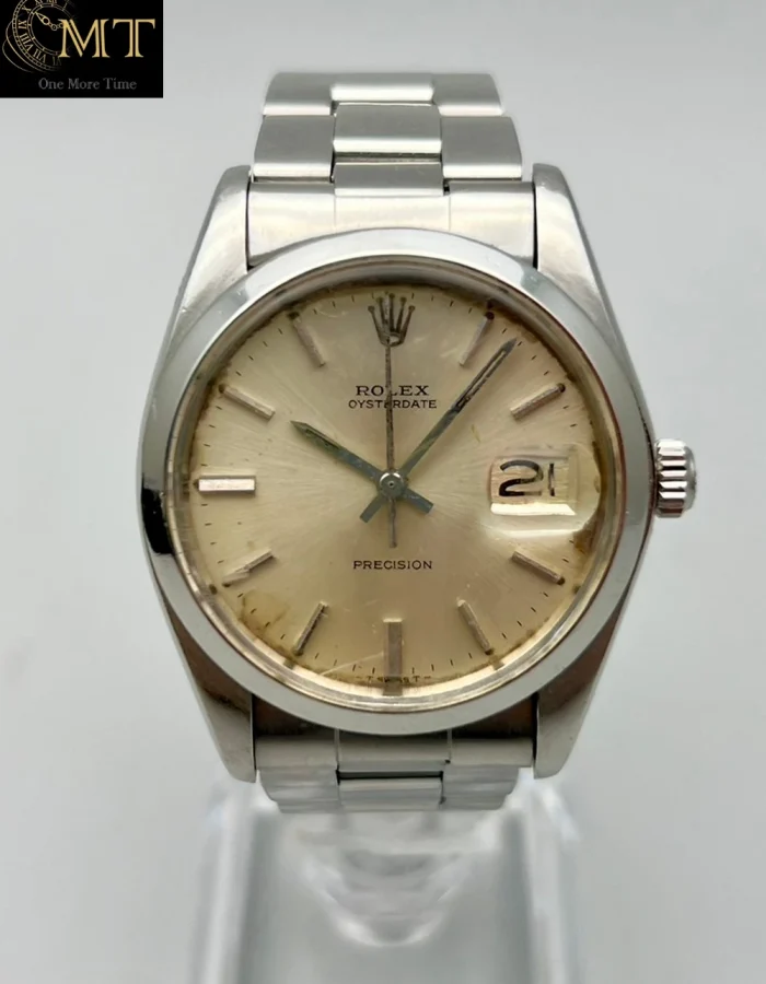 Rolex Oysterdate Precision Champagne Dial Manual WindingRef.6694