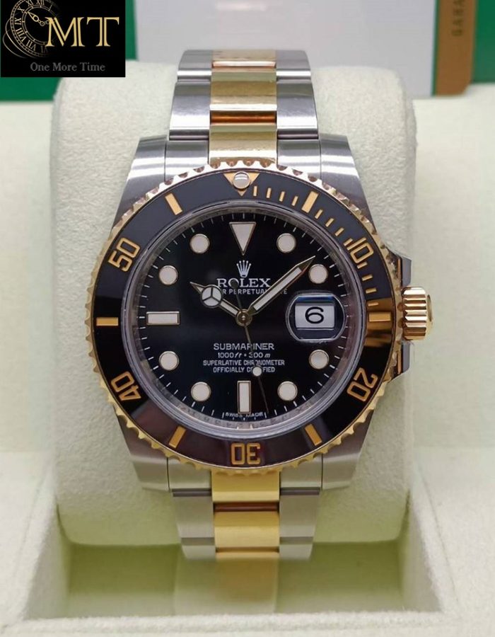 Rolex Submariner Date 40mm 2Tone Black Dial Ref.116613LN