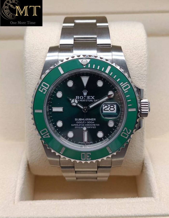 Rolex Submariner Date 40mm Hulk Oystersteel Ref.116610LV